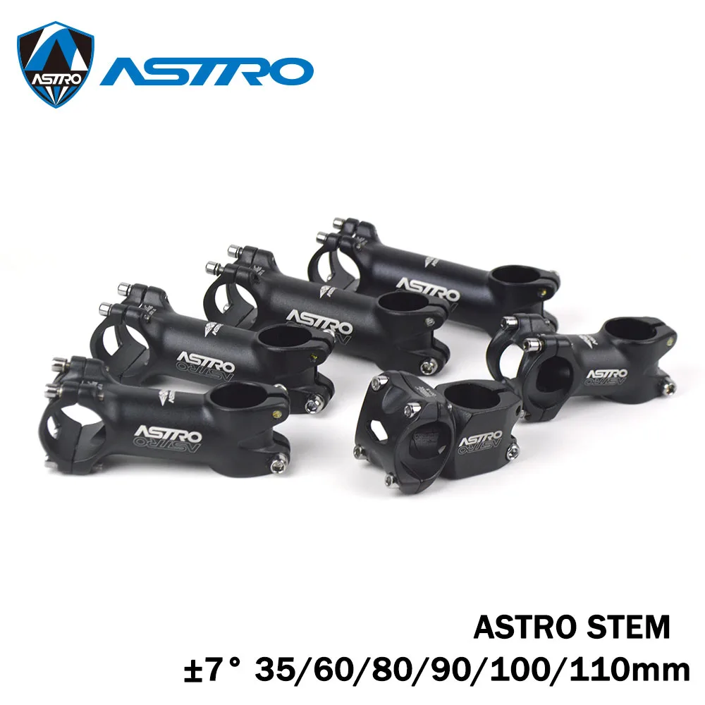 Велосипедный стержень ASTRO EXT35 60 80 90 100 мм Высокопрочный легкий Стержень 31 8 для XC AM