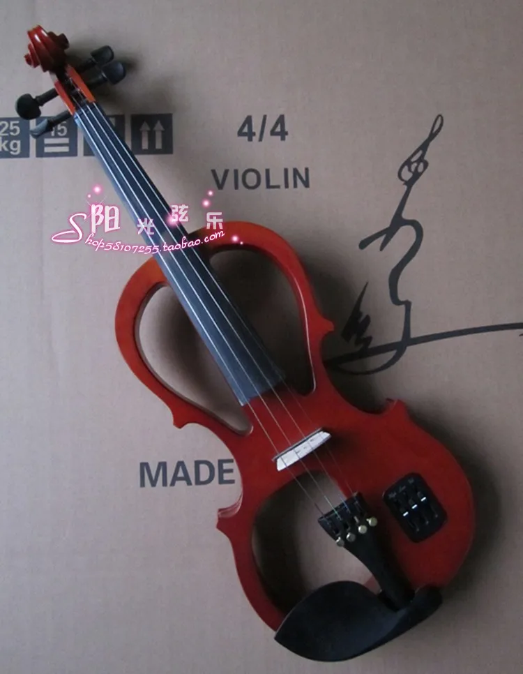 

Imitation mahogany electric violin electric violin big jack belt