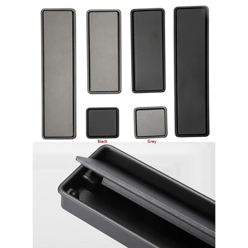 

2Pcs/Lot Zinc Square Recessed Covered Flush Finger Pull Furniture Cabinet Cupboard Closet Drawer Pull Anti dust Flap Cover