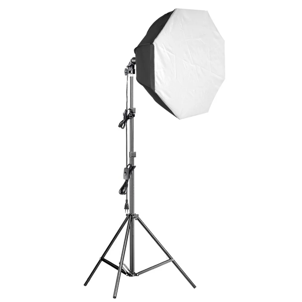 

Neewer 31.5 inches Pro Octagon Video Studio Continuous Softbox Lighting Kit with Solid Stand/85W Bulb/E27 Socket/White Diffuser