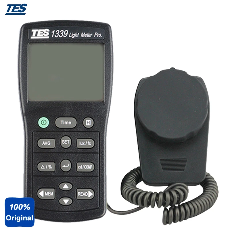 TES 1339 Handheld Measurement Light Meter Digital Lux Tester with Data