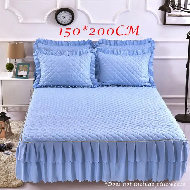 150*200 см однотонный хлопковый покрывало для кровати, удобный цветной стеганый наматрасник, Комплект постельного белья для дома - Цвет: M