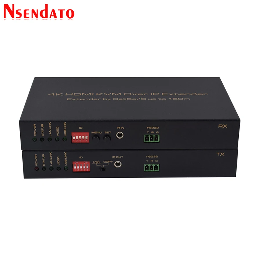 4K HDMI KVM удлинитель IP до 150 м 1080 футов Cat5e/Cat6 для P мыши клавиатуры Ethernet ИК сети