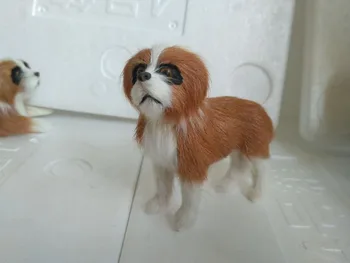 

about 10x4x9cm simulation standing beagle dog model toy polyethylene&furs handicraft Miniatures decoration gift a2271