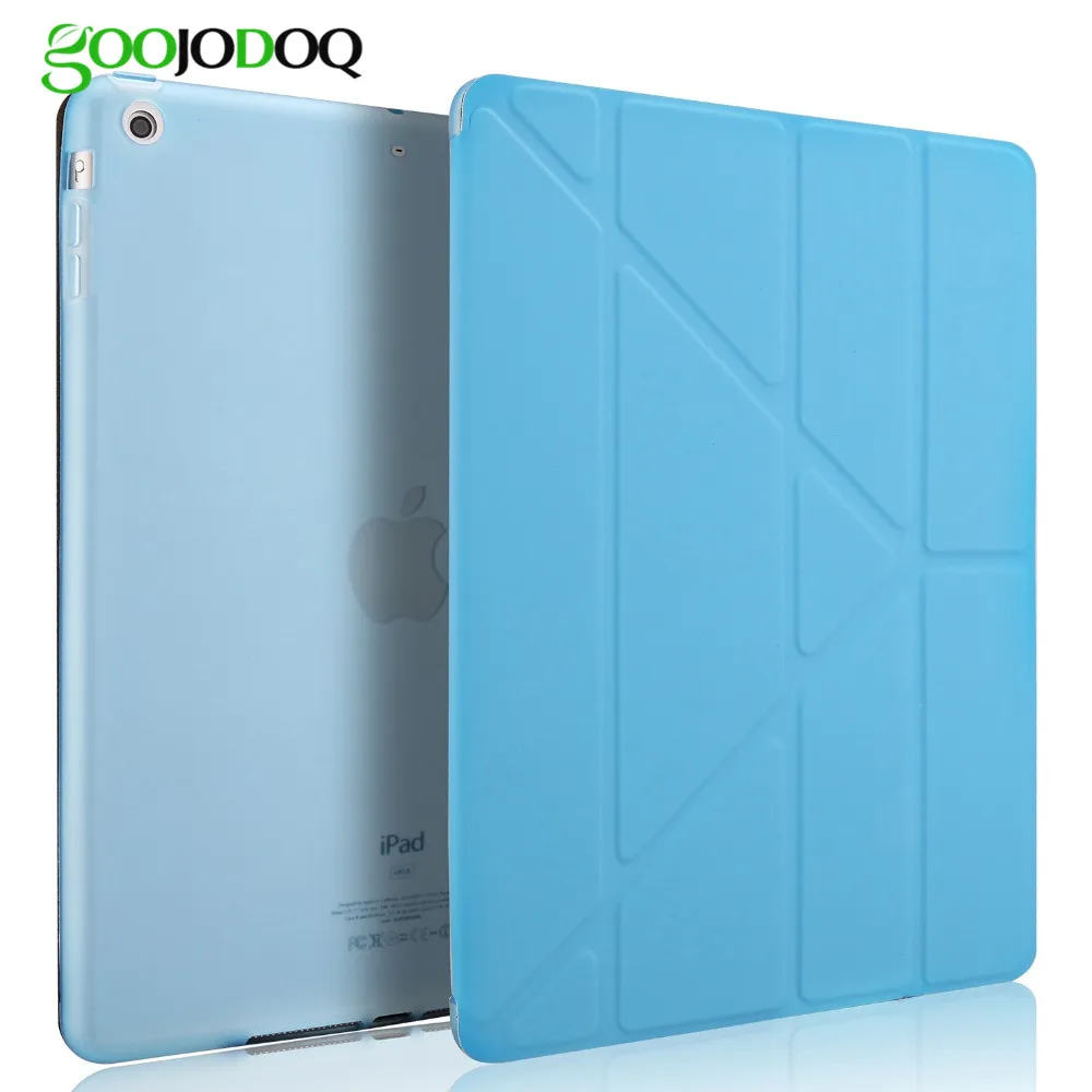 Smart Case For Apple iPad 2 3 4 New PU Leather Flip Stand TPU Soft Back Cover For Ipad Air 1 ( ipad 5 ) Auto Sleep /Wake A4244 for ipad pro 9 7 5 shapes smart case soft tpu back case slim pu leather magnetic cover for ipad 7 air 3 auto sleep wake a66