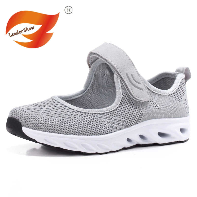 

Summer Breathable Women Sneakers Healthy Walking Shoes Outdoor Mesh Antislip Sport Running Shoes Mother Gift Comfort Light Flats