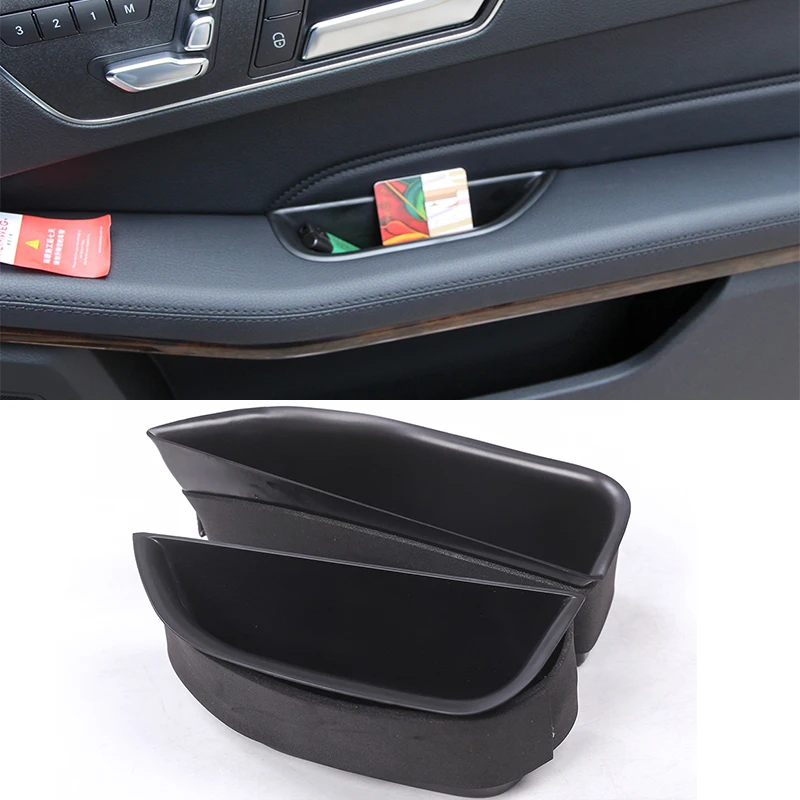 

2 PCS Front Door Storage Box For Mercedes Benz CLA W117 C117 GLA X156 Class A A180 A260 GLA200 AMG 2013-2017 Car Accessories