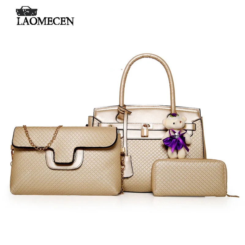 Hot Top Handle Bags Luxury French Composite Designer Bear Hot Top Handle Bags Luxury French Composite Designer Bear Handbags Leather Crossbody Woman Bag