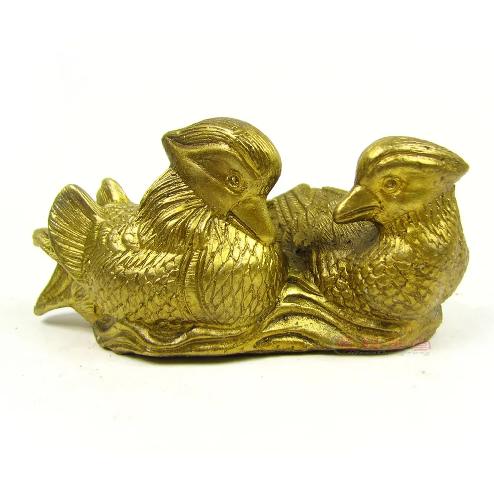 

Mandarin duck decoration wedding gift decoration copper mandarin duck Bronze copper products feng shui products