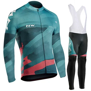 

2020 Winter Thermal Cycling Jersey Sets Mountain Bike Cycling Clothing Bicycle Cycling Clothes Winter Jersey Cycling Set Men