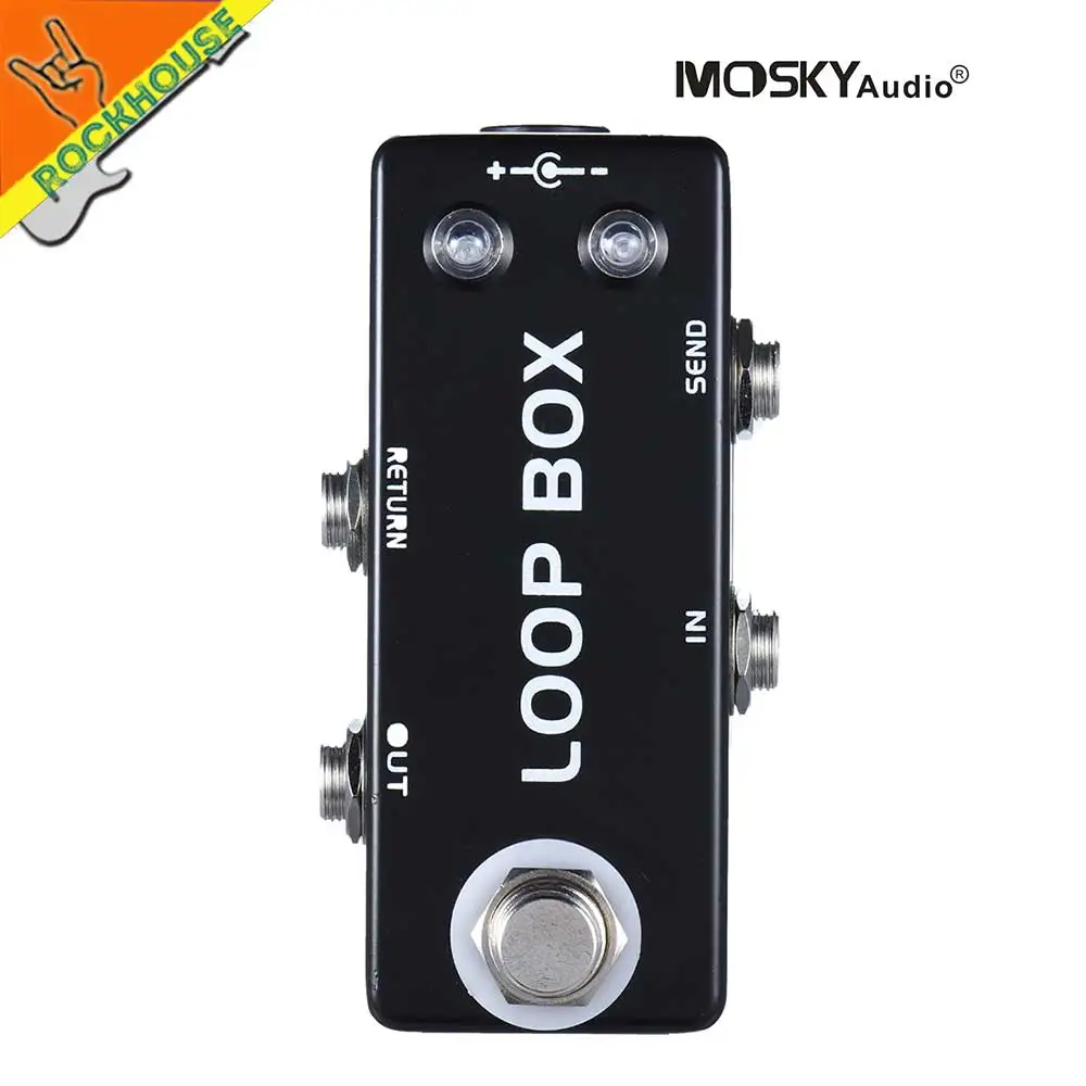 Mosky Loop Box Guitar Pedal Amplifier Box Looper Pedal Connect to AMP Return and Send Jacks Free shipping Mosky Loop Box Guitar Pedal Amplifier Box Looper Pedal Connect to AMP Return and Send Jacks Free shipping