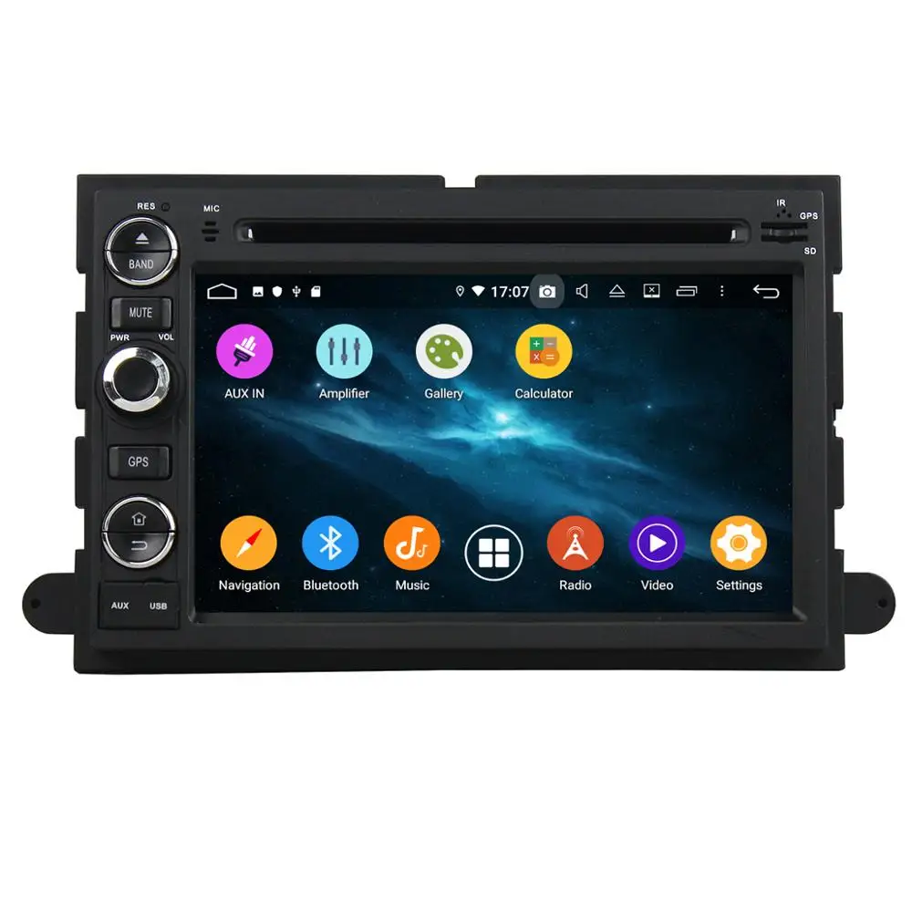 Clearance 2 din Android 9.0 Car GPS Radio For Ford Escape  F150 F250 Fusion Mustang Expedition Explorer 2005 2007 2008 DVD Navigation 2