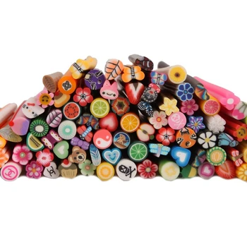 

100 X Polymer clay Sticks Nail Decor Jewelry beaded