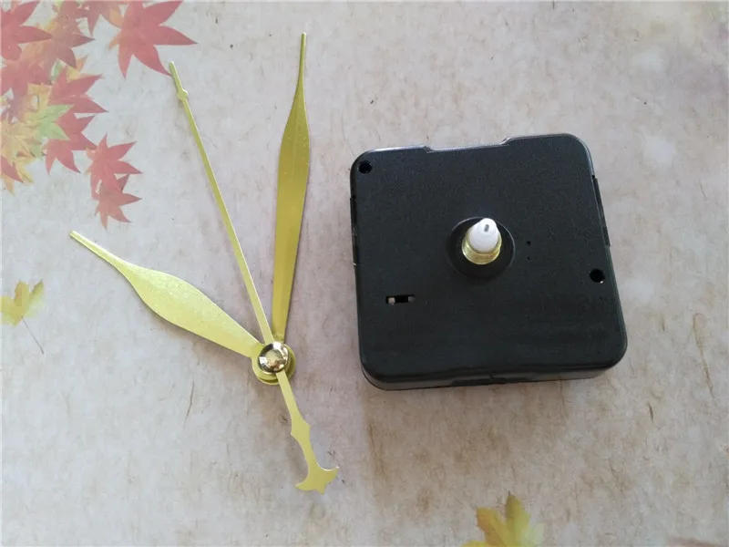 Шт. 50 шт. 12 мм вал часы для вставки с Золотые Руки DIY кварцевые часы настенные ремонт