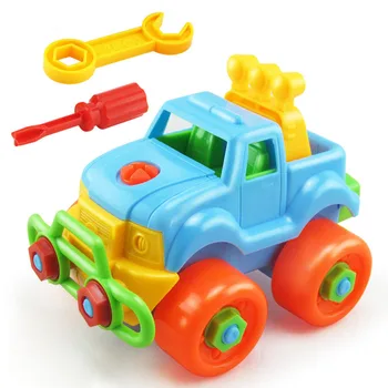 

Disassembly Assembly Nut Toy Car Classic Toy With Assemble Screw Driver Early Puzzle Educational Toys For Children Kids