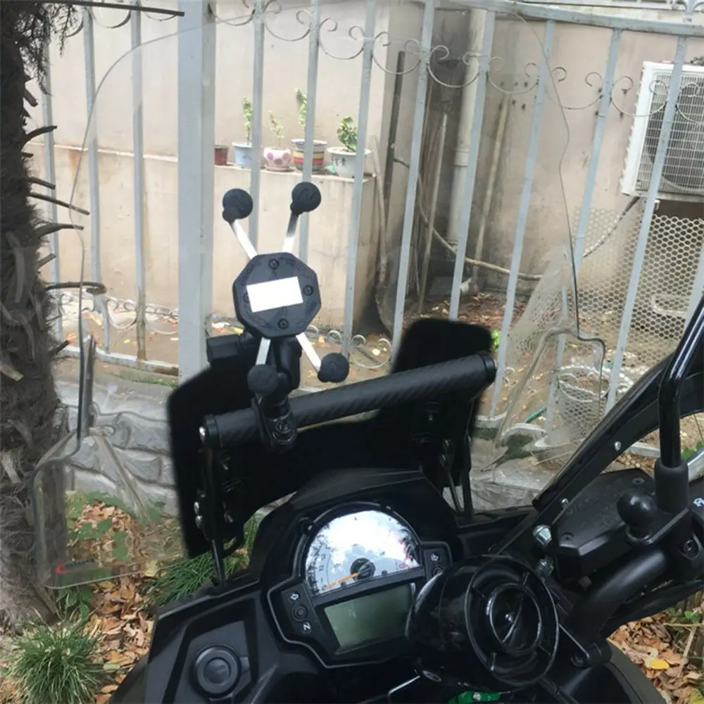 Мотоцикл модифицированный gps навигационный кронштейн для KAWASAKI VERSYS 650 KLE 650 VERSYS650 KLE650- аксессуары для мотоциклов