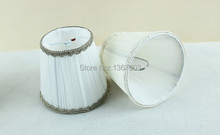 Декоративный абажур небольшие белые лампы для настенных светильников или люстр