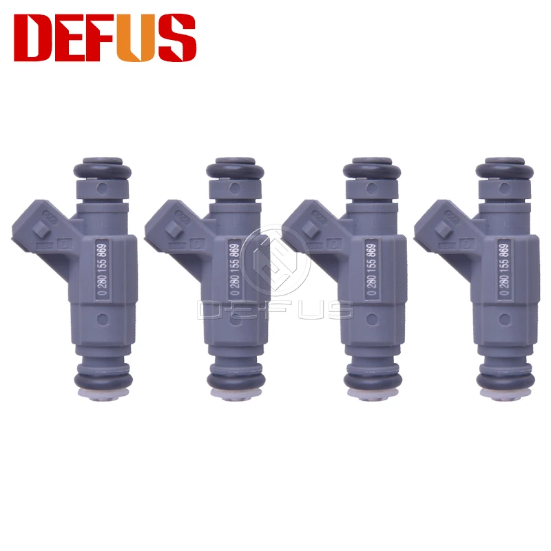 DEFUS 4pcs Fuel Injector Nozzle Bico 0280155869 For Ferrari Maserati 360 Modena 3.6L 4.2L Spider Quattroporte 99-07 197808 NEW | Автомобили
