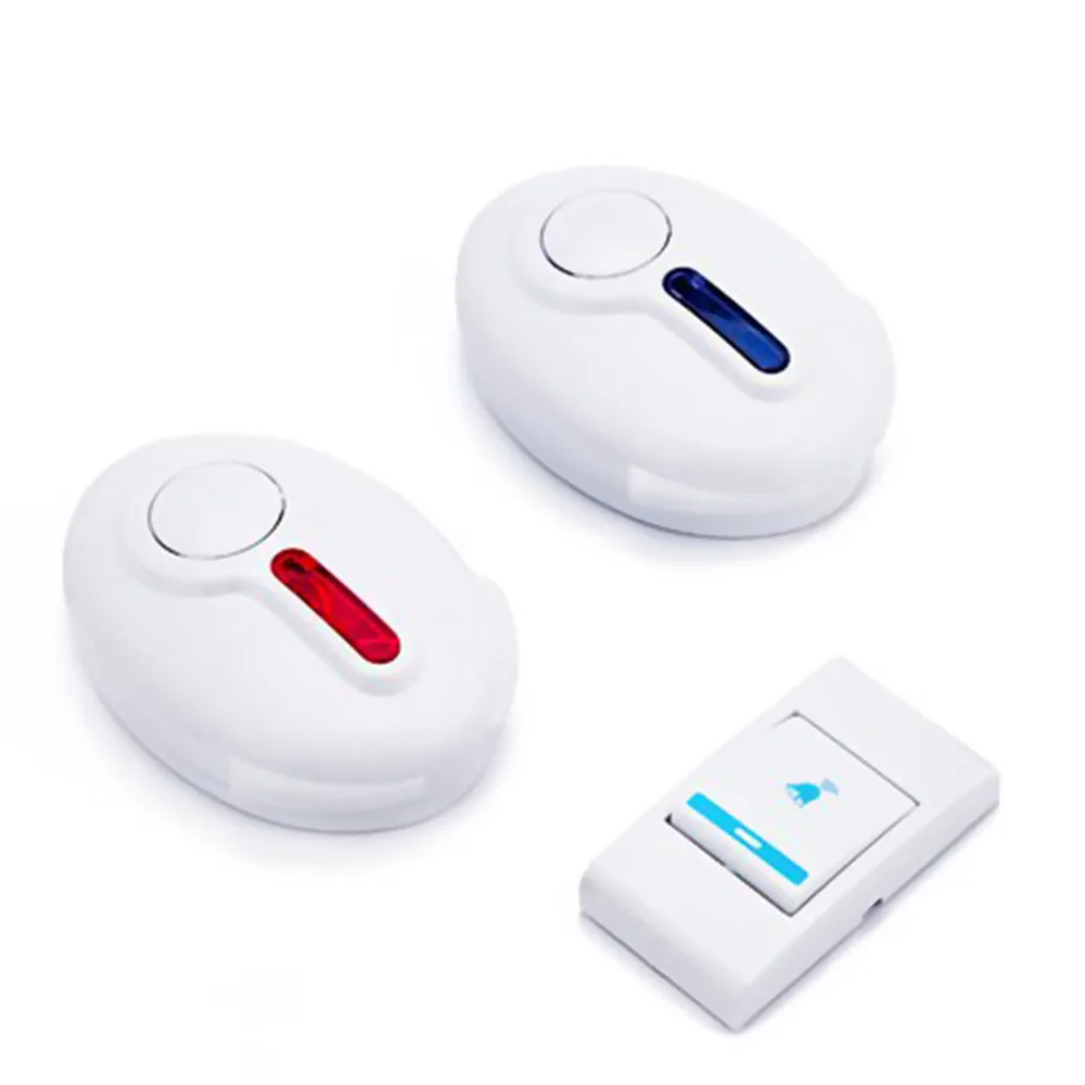

2016 New Wireless Digital LED Doorbell Remote Control 2 Receiver Door Bell 38 Chime Songs hot sell