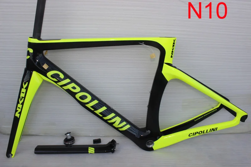 Новейшая карбоновая рама Cipollini NK1K, рама для шоссейного велосипеда, включает вилку, подседельный штырь, гарнитура, глянцевая/матовая bb68 bb30 цвет