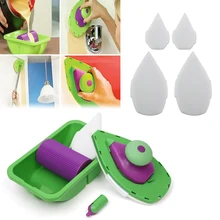 Новое прибытие точка и краски ролик и лоток набор Бытовая живопись кисти приспособление для украшения стены краски инструменты высокого качества оптом