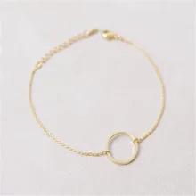 Горячая Мода Женщины Открытый круг браслет для женщин девушки лучший подарок ювелирные изделия золото/серебро/розовое золото