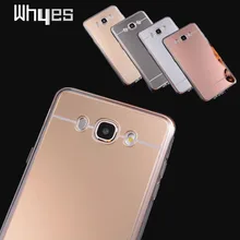 For Samsung J710F J7 Case 2016 Luxury Soft TPU PC Mirror Cases For Samsung Galaxy J7