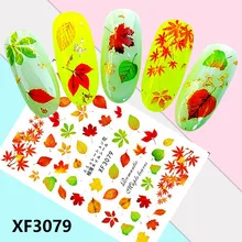 Платье с цветочным рисунком Тип! Лак для ногтей задний клей деколь декорации дизайн ногтей стикер для ногтей Советы красоты