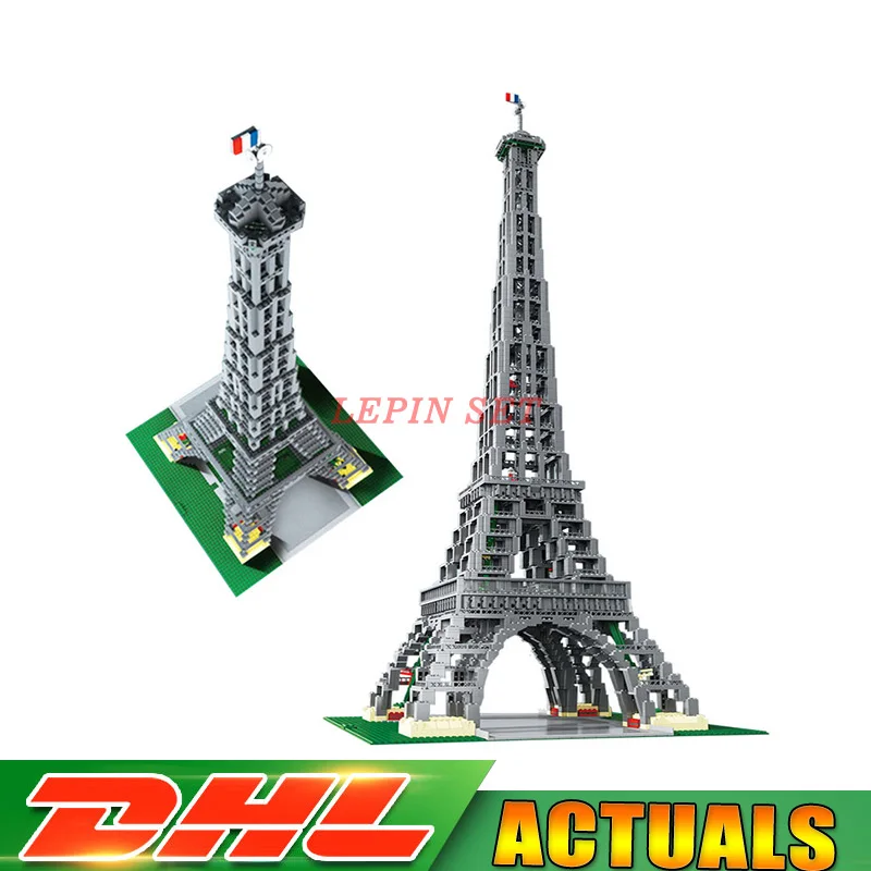 

IN STOCK Lepin 17002 3478pcs The Eiffel Tower Model Building Kits Brick lepin Toy Compatible Legoings 10181 Christmas Gift