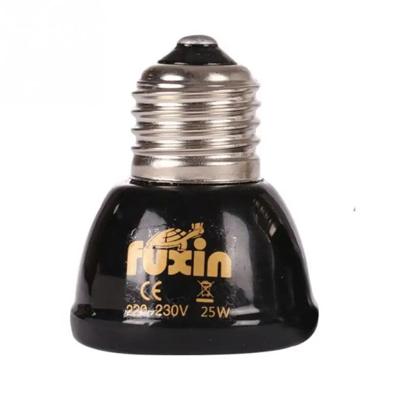 

E27 Pet Heating Light Bulb 25W 50W 75W 100W Mini Infrared Ceramic Emitter Heat Light Lamp Bulb For Reptile Pet Brooder 110V 200V