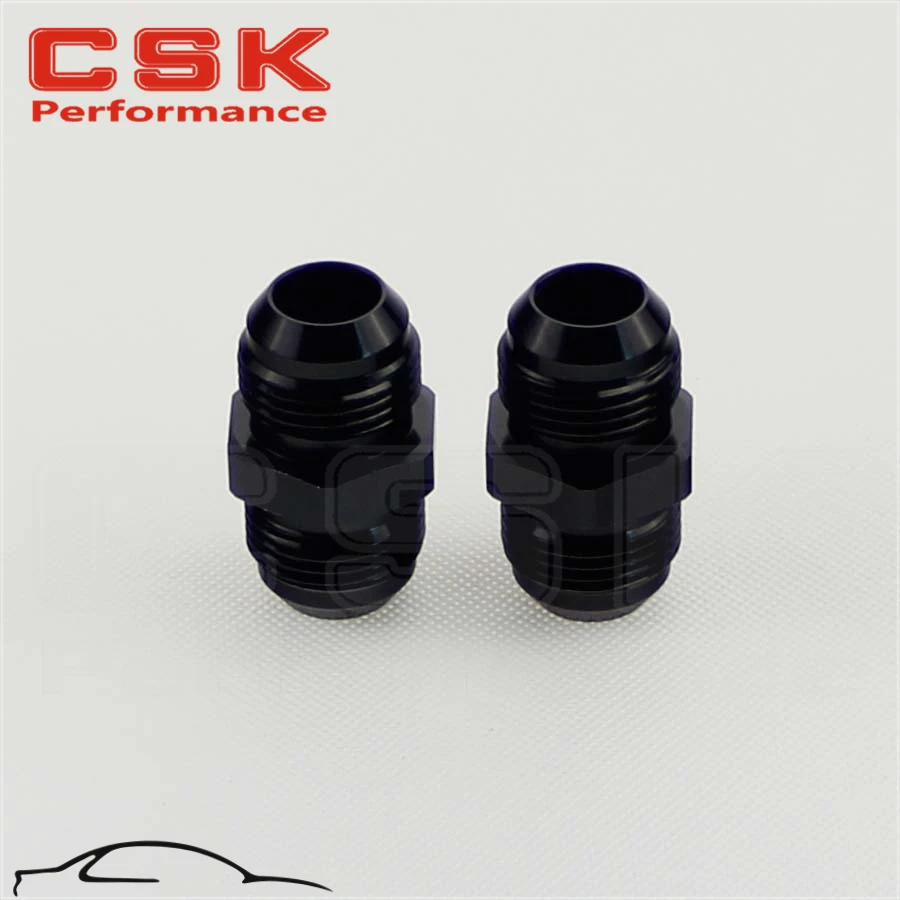 

2PCS UNIVERSAL AN12 to 12AN ALUMINIUM STRAIGHT MALE FLARE UNION FITTING ADAPTER