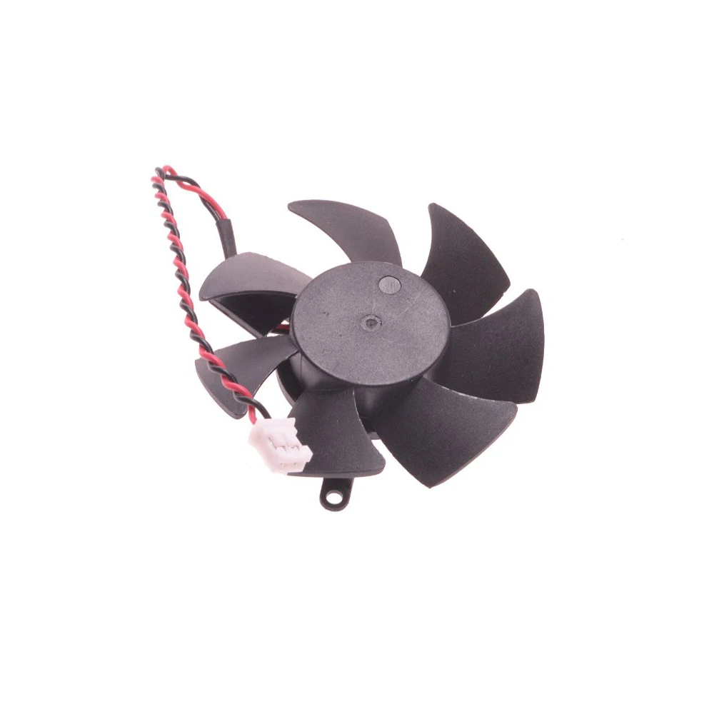PC Computer Graphics VGA Card Chipset Cooler Aluminum Heatsink Fan 2Pin 45mm T