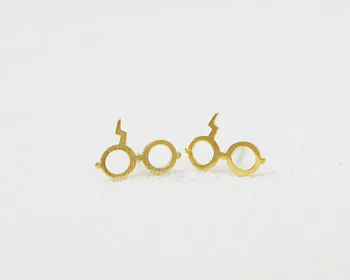 

Fashion glasses stud earrings personality magic glasses stud earrings diving glasses