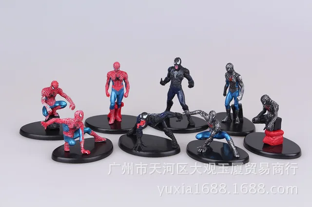 set action spiderman figure 7cm Spider Aliexpress.com : 8pcs Man Spiderman Buy /set