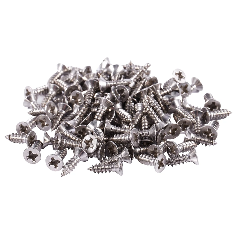 M3x10mm крестообразный вырез машина плоские винтики из нержавеющей стали резьбовой
