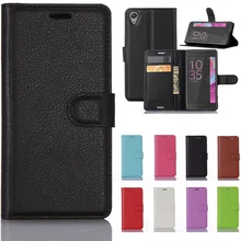 Роскошный кожаный флип-чехол для sony Xperia X F5121 Dual F5122, чехол-кошелек для смартфона с подставкой, держатель для карт, чехол для телефона