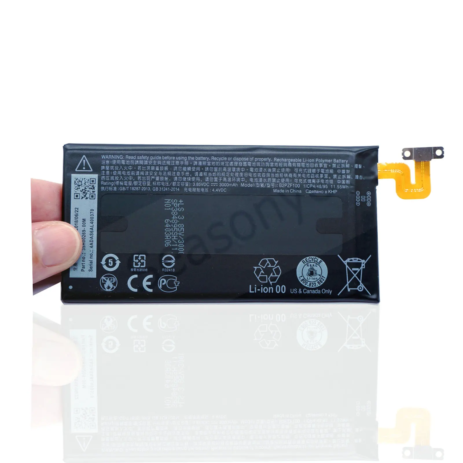 

Seasonye 3000mAh B2PZF100 Phone Replacement Battery For HTC Ocean Note U-1w U Ultra U-1u Batterie Bateria Batterij 5pcs/lot