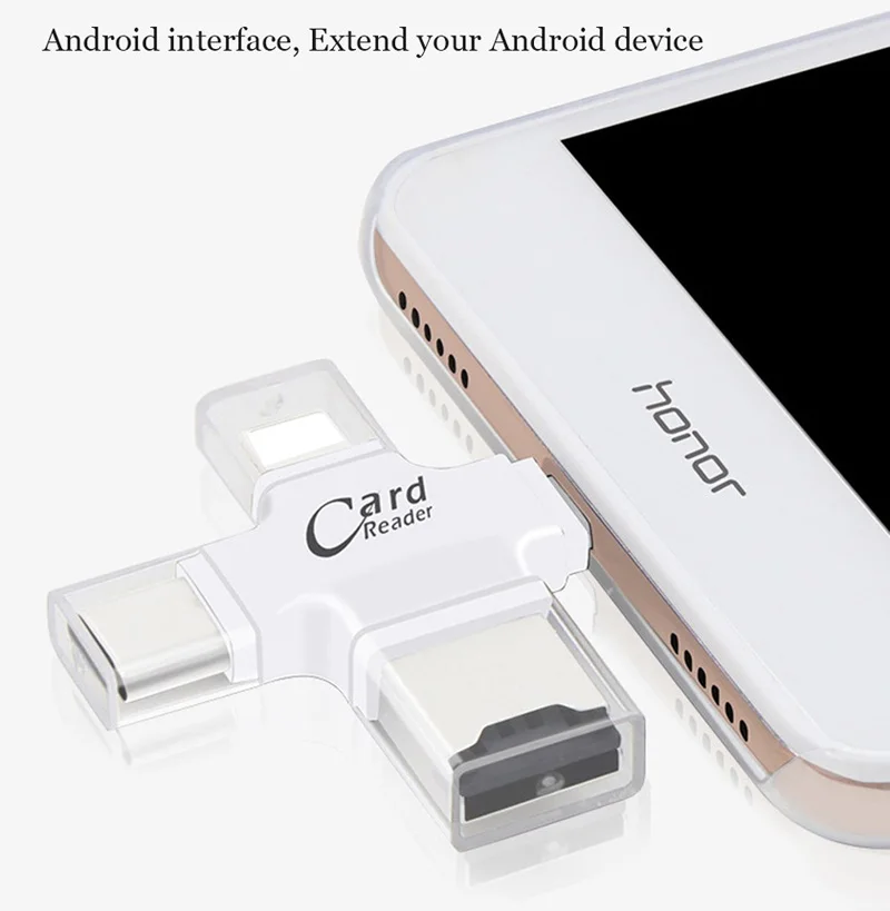 Все в одном TYPE C Micro USB кард-ридер MicroSD TF для ipad/iphone X XS MAX XR 5 6 7 8 PLUS 7plus 6s для MacBook Android PHONE