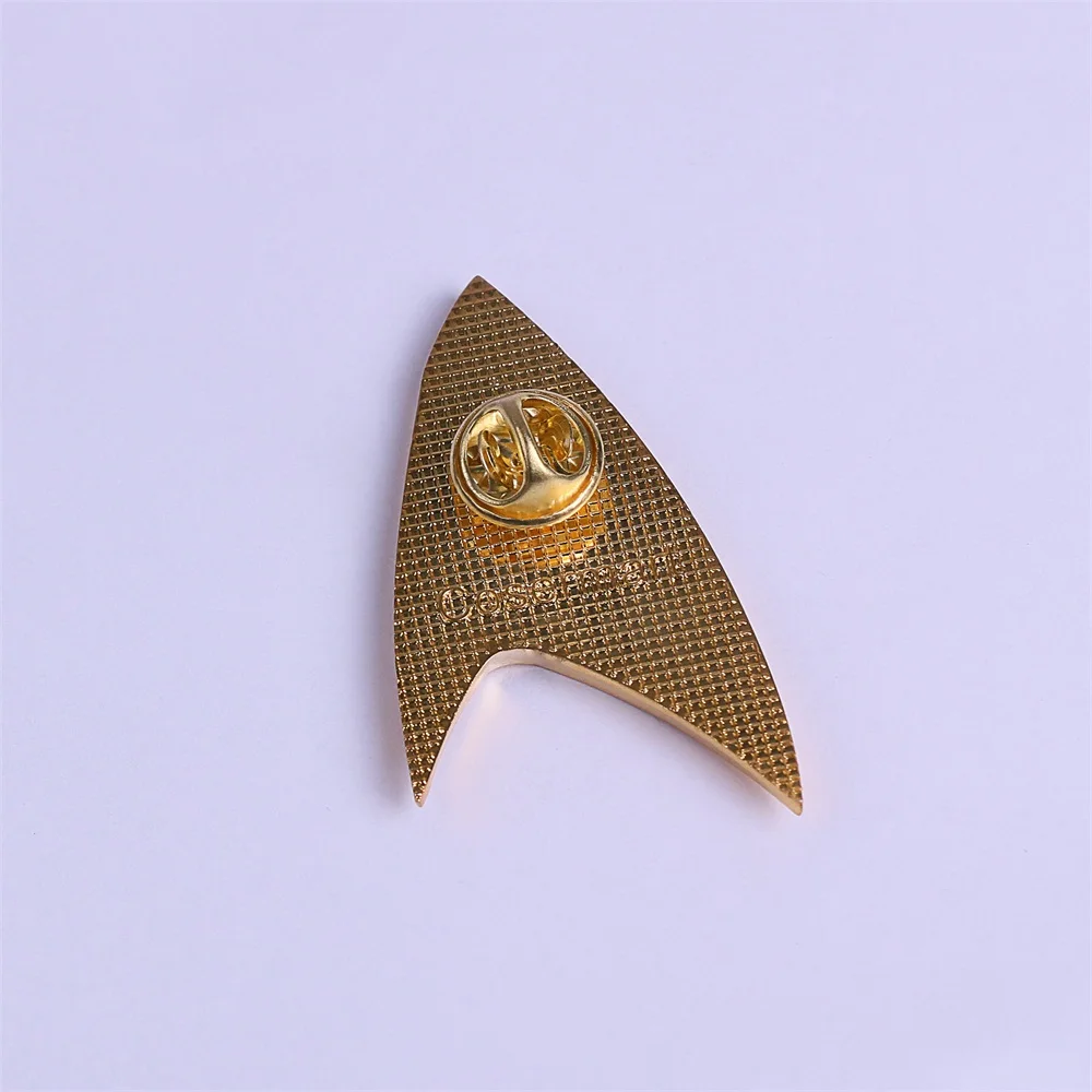 Star Trek Discovery Captain Badge Command Badge Insignia Science Badge Starfleet Brooches Metal Cosplay Prop (3)