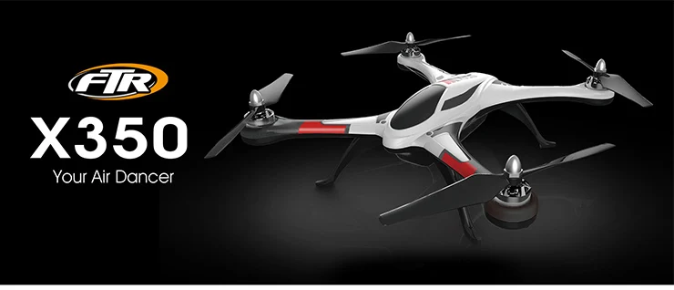 XK STUNT X350 4CH 6-Axis Gyro 3D 6G Mode RC Quadcopter RTF 2.4GHz 