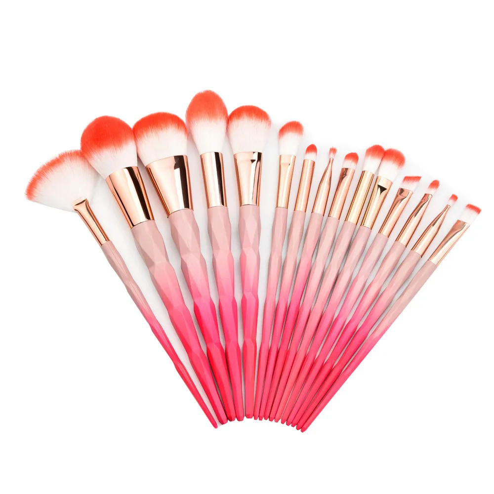 

Fashion Girl Product 15 PCS Make Up Foundation Eyebrow Eyeliner Blush Cosmetic Concealer Brushes pinceaux maquillage zsmw