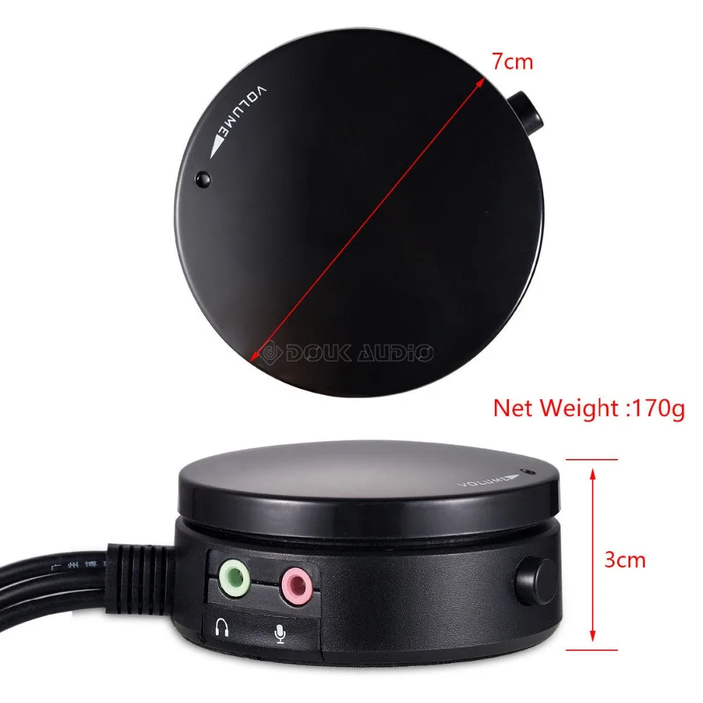 Мини гарнитура с микрофоном регулятор громкости для компьютера 3 5 мм|Усилители