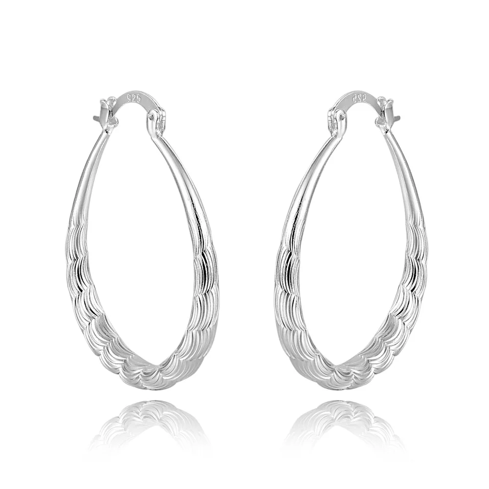 cheap silver hoop earrings