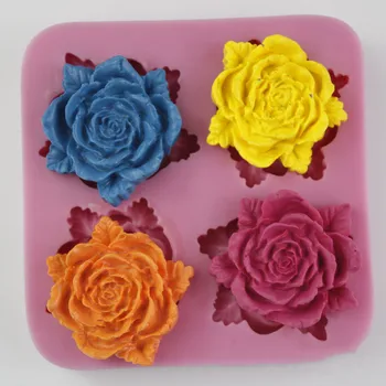 

3D Flower Silicone Molds Fondant Sugarcraft moulds Chocolate Baking Cooking Tools Kitchen Accessories Bakeware Decorating