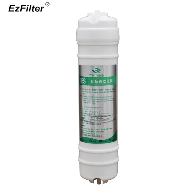 Cheap 10" Cation Resin Softening Water Filter Cartridge Calcium, Magnesium Hardness Reduction With Quick Connection 1/4" Port Cheap 10" Cation Resin Softening Water Filter Cartridge Calcium, Magnesium Hardness Reduction With Quick Connection 1/4" Port