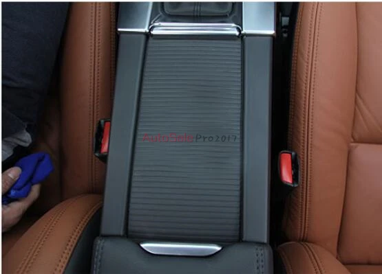 

Stainless Interior Console Armrest Box Car Seat Seam Stripe Cover trim 2pcs for VOLVO XC60 2009 2010 20112012 2013 2014 2015