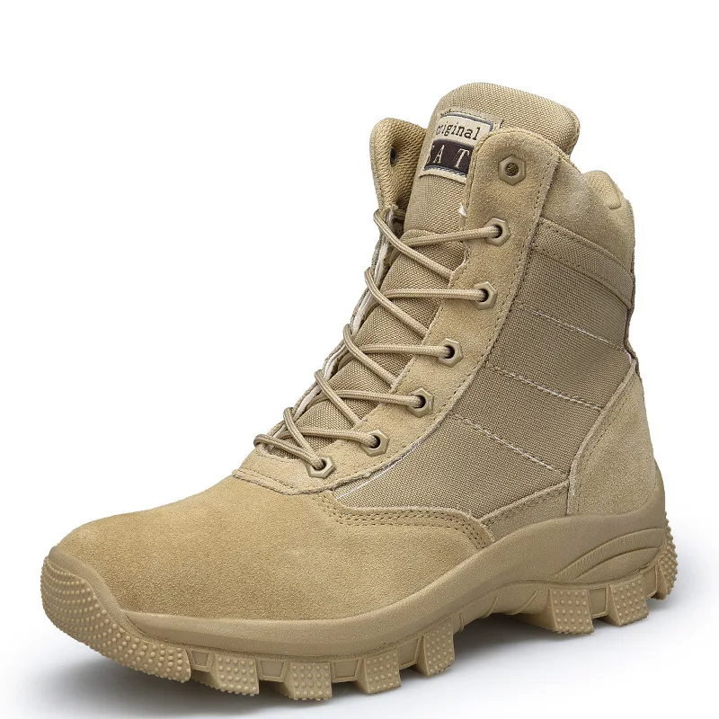 

Fashion Leisure Men Motorcycle Boots Ankle Round Toe Low Lace up Martin Boots Flock Sewing Solid Outdoor Working Shoes