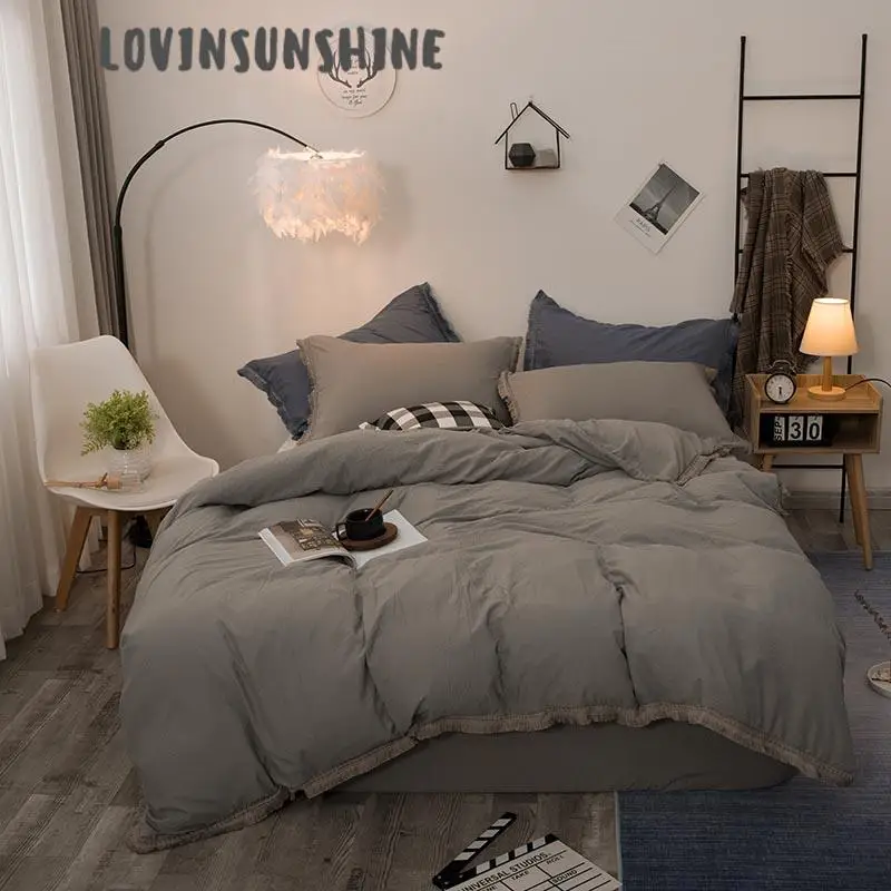 

LOVINSUNSHINE Comforter Bedding Sets King Duvet Cover Set Quilt Cover Single AB#128