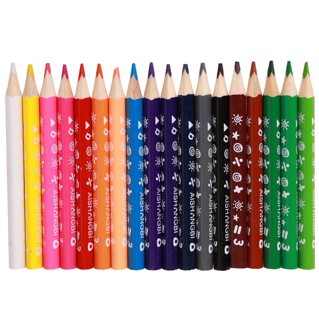 10sets Creative 18 Colors Musheroom Colored Pencils Set Kawaii Art Color  Pencils Kids Colouring Pens for