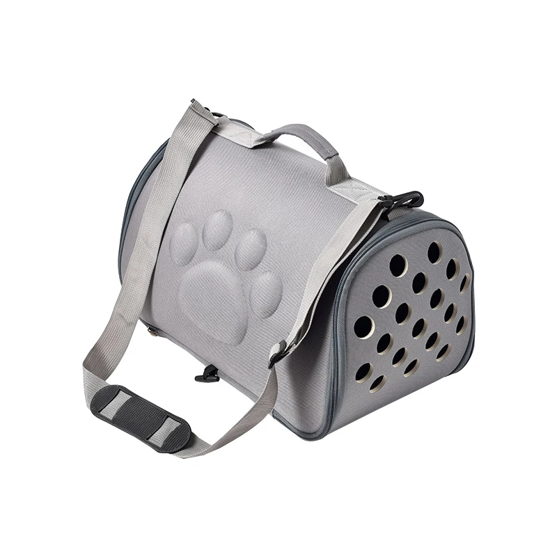 Online EVA perros gato porta mascotas plegable jaula plegable cachorro caja bolso de mano bolsas de transporte suministros para mascotas accesorios de transporte